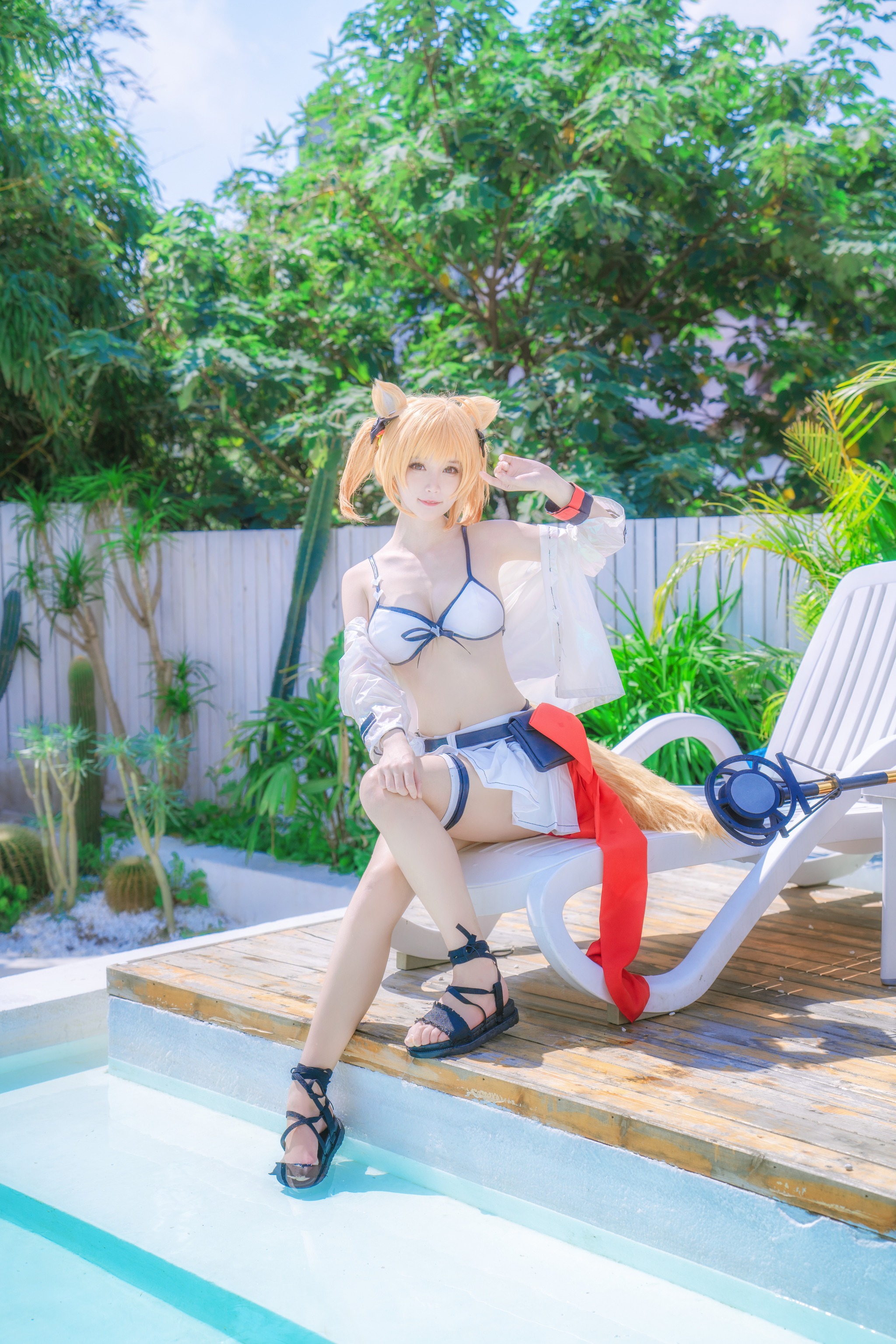 yui金鱼 - NO.020 空泳装 [9P]-XikXak